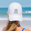TELETIES Perforated Performance Hat - White - Apparel - TELETIES
