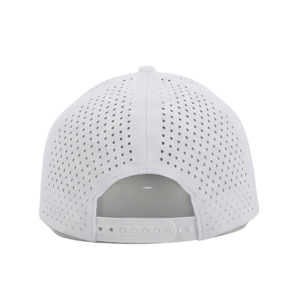 TELETIES Perforated Performance Hat - White - Apparel - TELETIES
