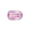 TELETIES Pinch Me! Small Flat Round Hair Clip in pink marble pattern. Bendable teeth for a secure hold.
