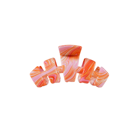 Classic Just Keep Swimming Tiny Claw Clip
                in Orange - Tiny
              
