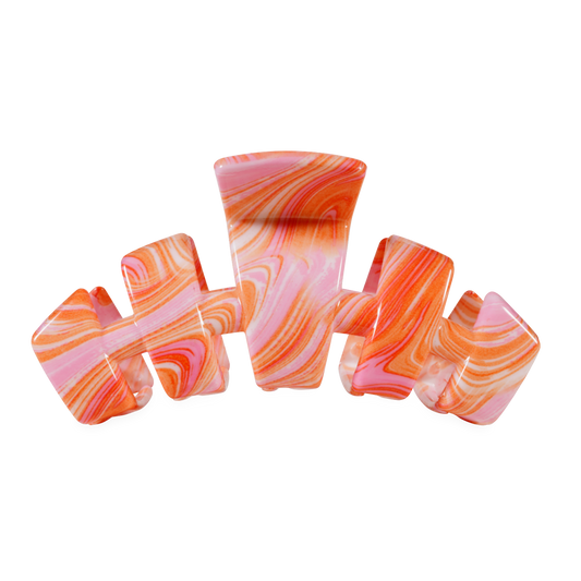 Classic Just Keep Swimming Large Claw Clip
                in Orange - Large
              