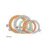 TELETIES Disney Pua and Heihei mixed hair tie pack featuring spiral, water-resistant coils in orange, green, and white.
