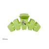 TELETIES small lime green claw clip featuring a Disney Pua and Heihei graphic, perfect for fine hair and kids.
