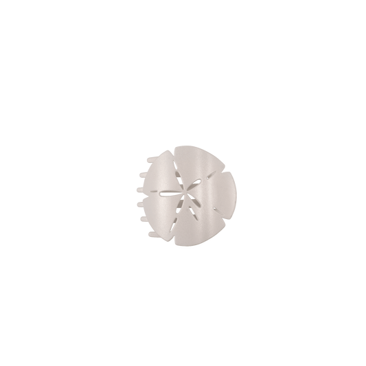 Sand Dollar Tiny Flat Hair Clip
                in White - Tiny
              