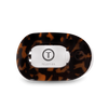 TELETIES Tortoise small Flat Round Hair Clip with a brown tortoiseshell pattern. Its flexible teeth provide a secure hold, making it nearly unbreakable. The clip is neutral in color, lightweight, and its flat design enhances comfort when laying flat, workouts, and driving.
