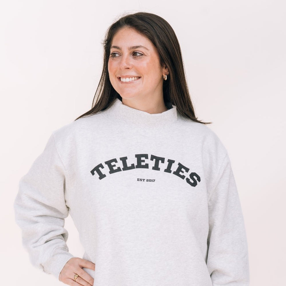 TELETIES Varsity Mockneck - Large - Apparel - TELETIES
