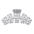 Classic White Polka Dot Party Large Claw Clip
                in White - Large
            