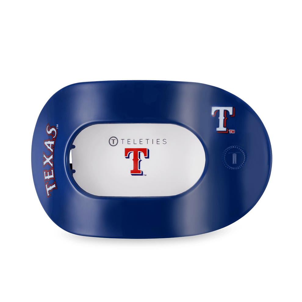 Texas Rangers Large Flat Round Hair Clip - Hair Clips - TELETIES
