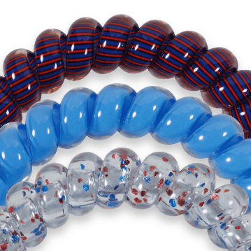 Texas Rangers Large Hair Ties - Hair Ties - TELETIES
