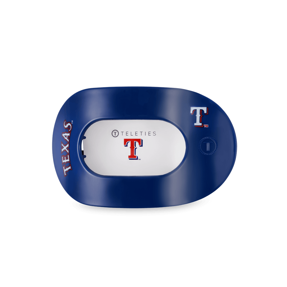 Texas Rangers Medium Flat Round Hair Clip - Hair Clips - TELETIES
