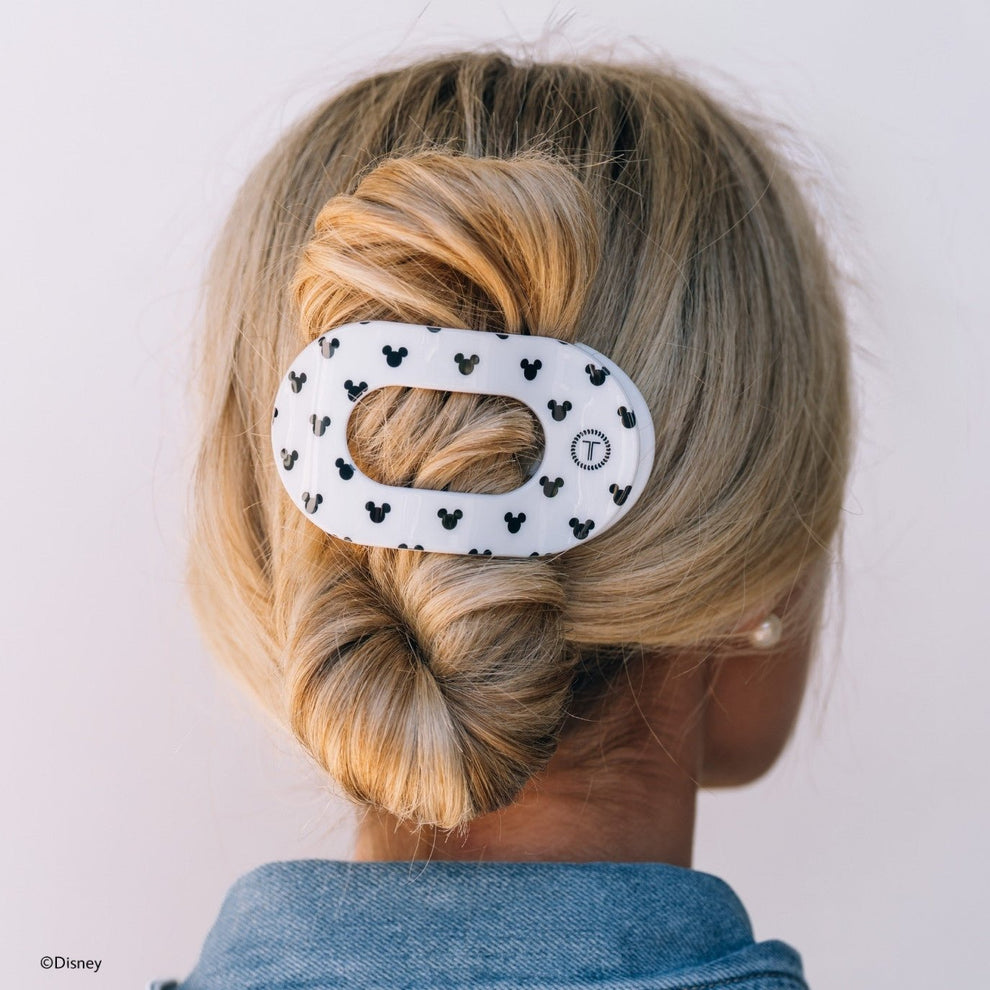 The Iconic Mickey Mouse Large Flat Round Hair Clip - Hair Clips - TELETIES

