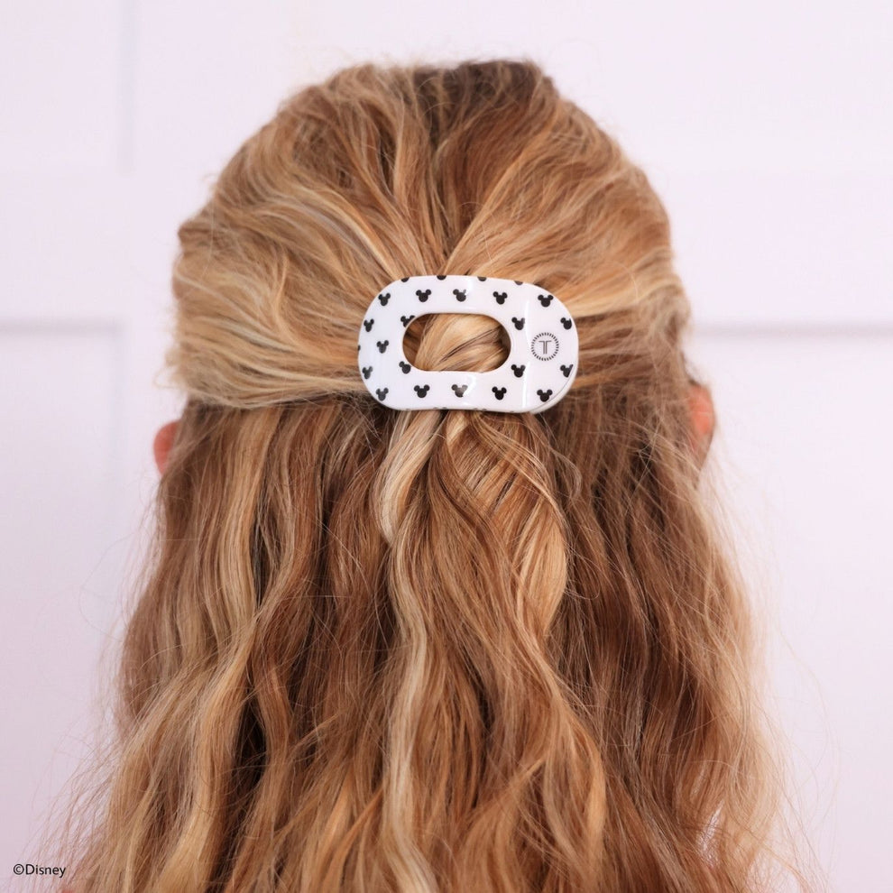 The Iconic Mickey Mouse Tiny Flat Round Hair Clip - Hair Clips - TELETIES
