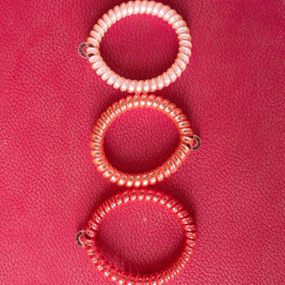 Think Pink Small Hair Ties - Hair Ties - TELETIES
