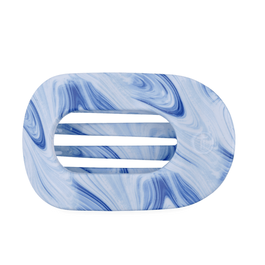 Tide & True Large Flat Round Hair Clip
                in Blue - Large
              