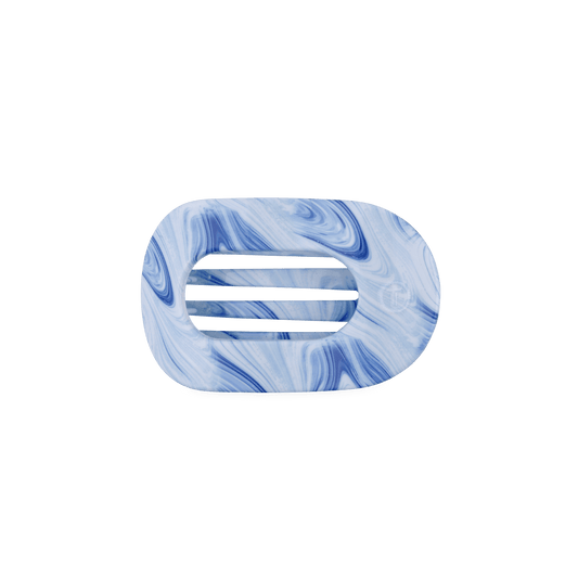 Tide & True Small Flat Round Hair Clip
                in Blue - Small
              