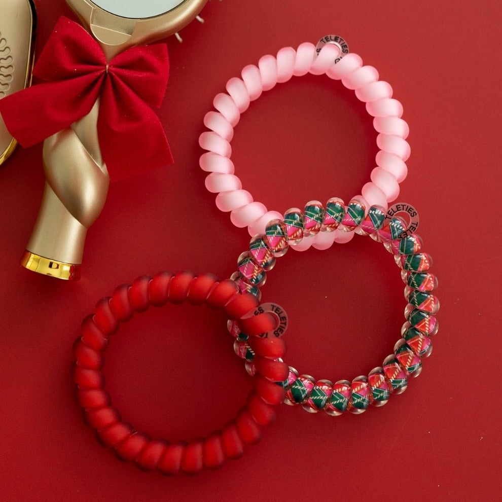 Tied in Tartan Large Hair Ties - Hair Ties - TELETIES
