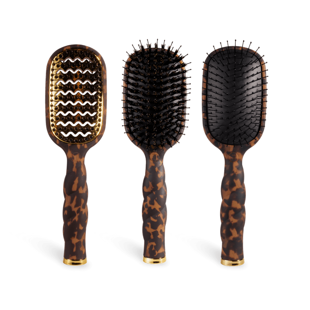 Tortoise Hair Brush Bundle - TELETIES
