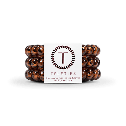 Tortoise Large Hair Ties
                in Black - Large
              