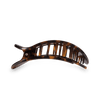 Tortoise Medium Flat Round Hair Clip - Hair Clips - TELETIES
