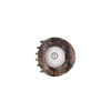 Tortoise Small Flat Open Circle Hair Clip - Hair Clips - TELETIES
