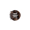 Tortoise Small Flat Open Circle Hair Clip - Hair Clips - TELETIES
