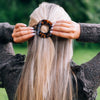 Tortoise Small Flat Open Circle Hair Clip - Hair Clips - TELETIES
