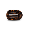 Tortoise Small Flat Round Hair Clip - Hair Clips - TELETIES
