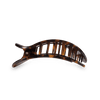 Tortoise Small Flat Round Hair Clip - Hair Clips - TELETIES

