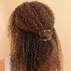 Tortoise Small Flat Square Hair Clip - Hair Clips - TELETIES
