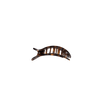 Tortoise Tiny Flat Round Clip - Hair Clips - TELETIES
