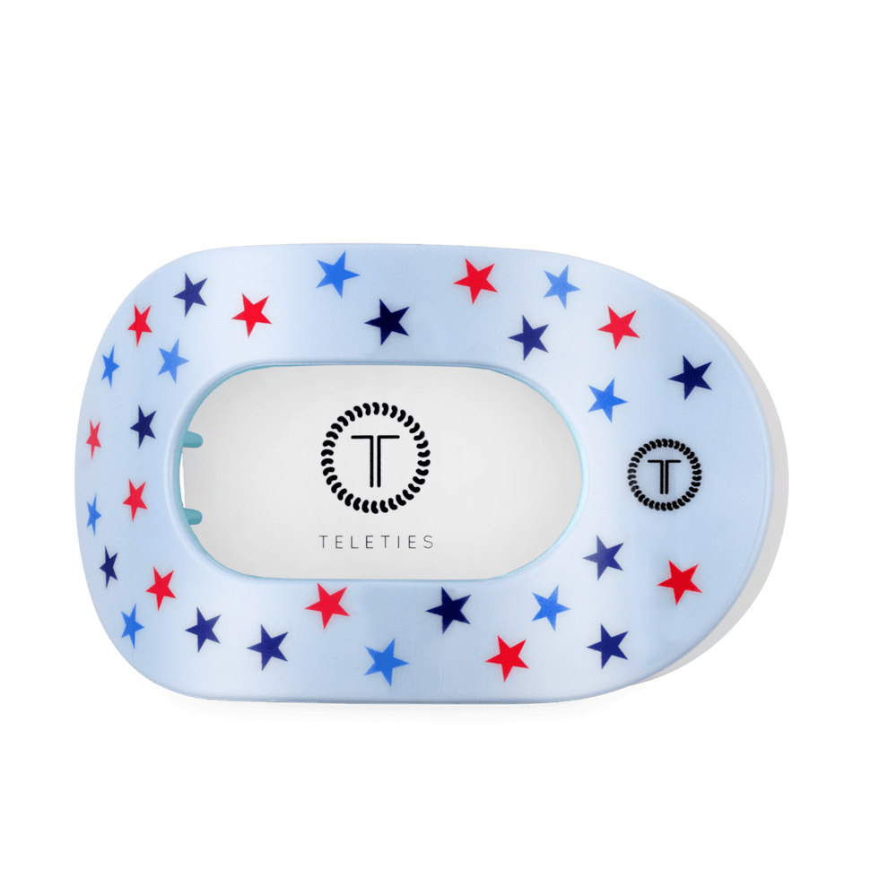 United We Sparkle Large Flat Round Hair Clip - Hair Clips - TELETIES
