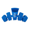 USA Classic Blue Large Claw Clip - Hair Clips - TELETIES
