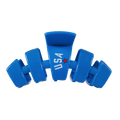USA Classic Blue Large Claw Clip
                in Blue - Large
            
