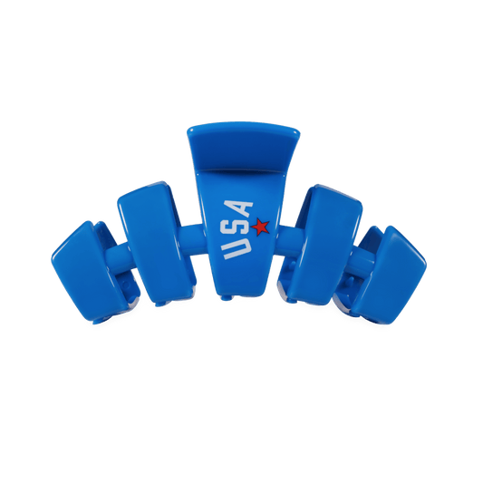 USA Classic Blue Medium Claw Clip
                in Blue - Medium
              
