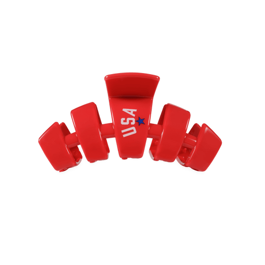 USA Classic Red Small Claw Clip
                in Red - Small
              