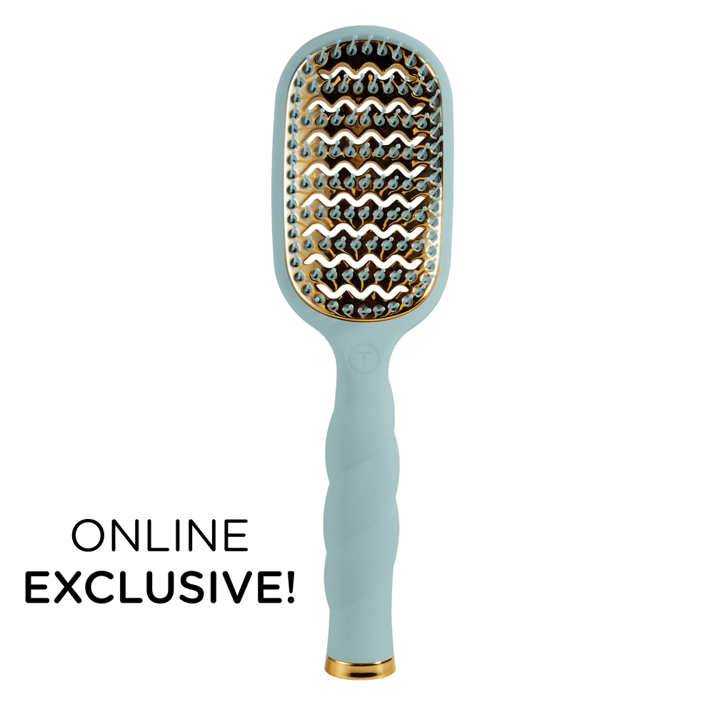 Vented Hair Brush - Blue - Hairbrush - TELETIES
