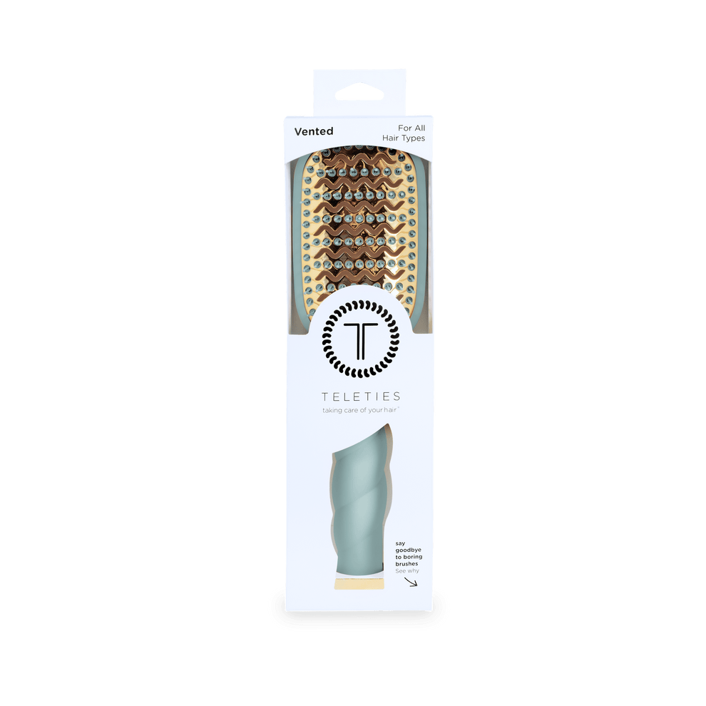 Vented Hair Brush - Blue - Hairbrush - TELETIES
