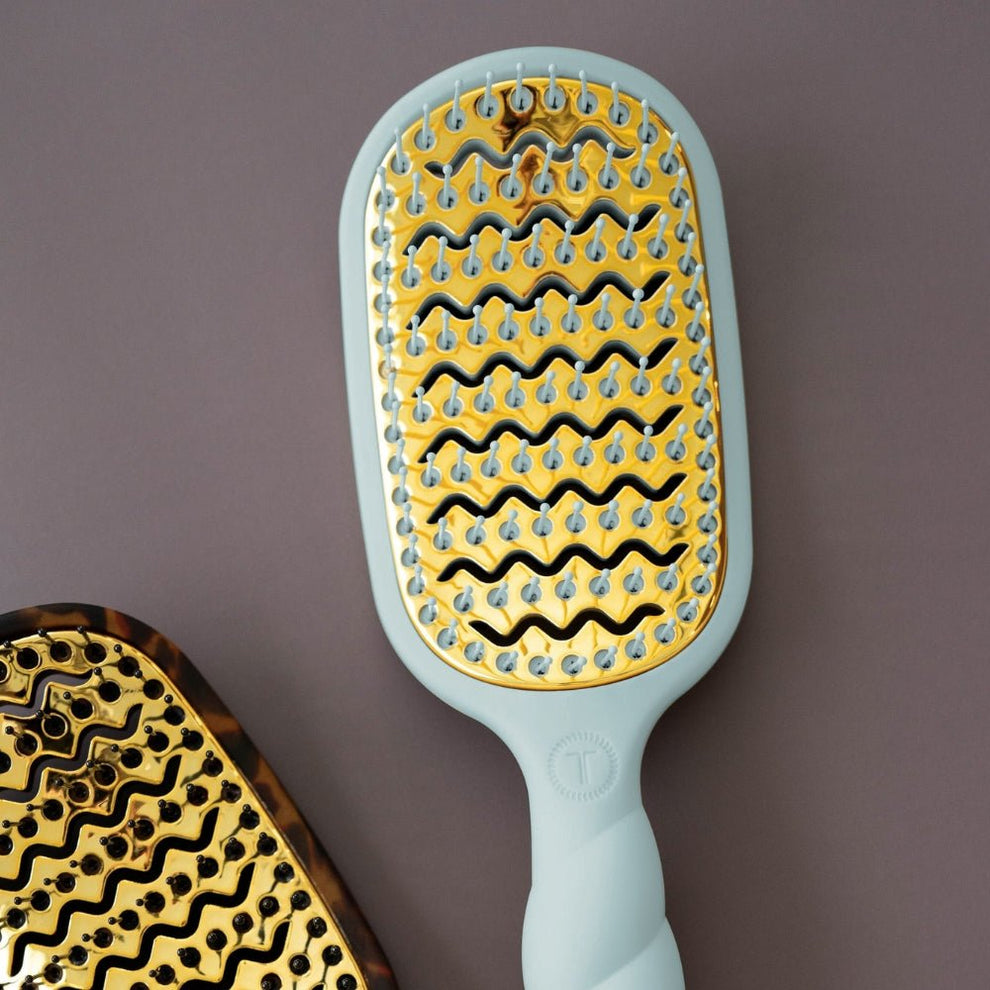 Vented Hair Brush - Blue - Hairbrush - TELETIES
