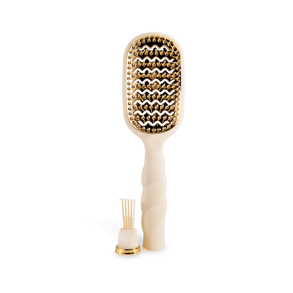 Vented Hair Brush - Tan - Hairbrush - TELETIES
