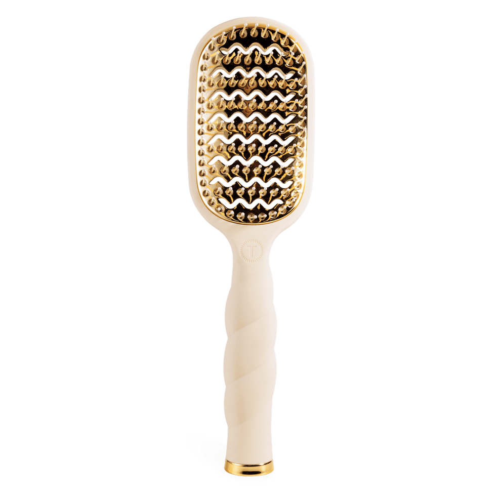 Vented Hair Brush - Tan - Hairbrush - TELETIES
