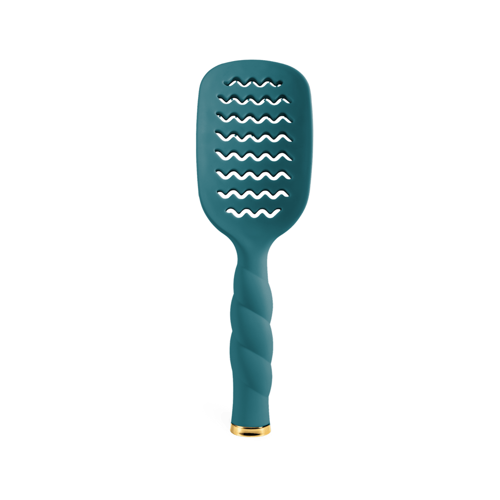 Vented Hair Brush - Teal With It - Hairbrush - TELETIES

