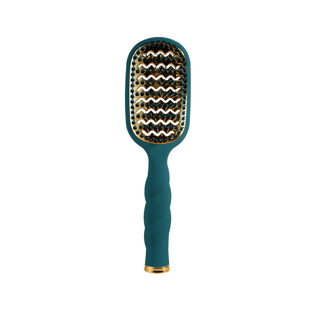 Vented Hair Brush - Teal With It - Hairbrush - TELETIES
