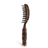 TELETIES - Vented Hair Brush - Tortoise in Brown Black - Full Size - Image - 2