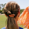 TELETIES - War Eagle! Large Hair Ties in Orange Navy - Large - Image - 4