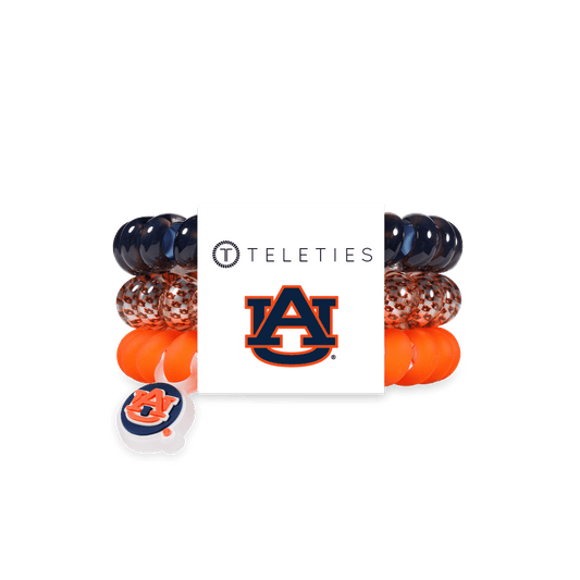 War Eagle! Large Hair Ties in Orange Navy - Large
