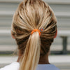 TELETIES - War Eagle! Small Hair Ties in Orange Navy - Small - Image - 4