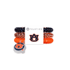 TELETIES - War Eagle! Small Hair Ties in Orange Navy - Small - Image - 1
