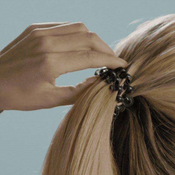 Washed Denim Small Hair Ties - Hair Ties - TELETIES
