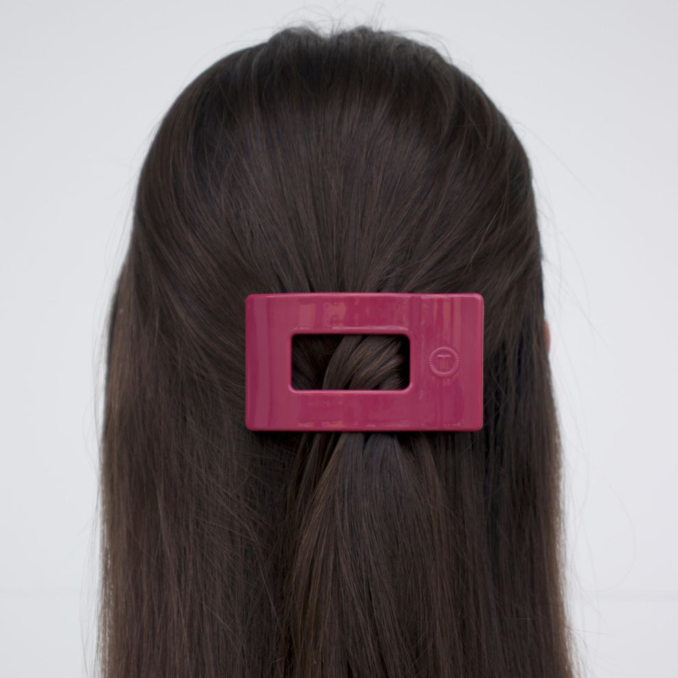 Wild Side Small Flat Rectangle Hair Clip - Hair Clips - TELETIES
