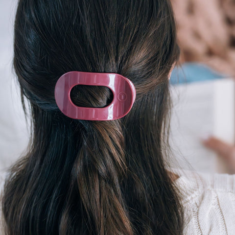 Wild Side Small Flat Round Hair Clip